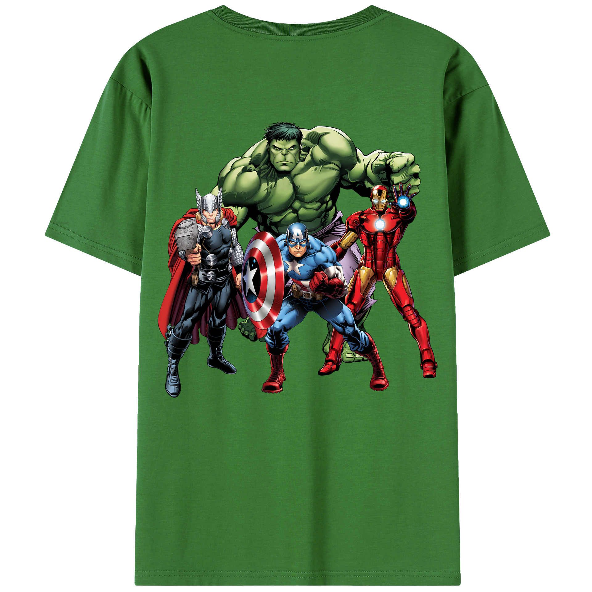 （画像用） アベンジャーズ The Avengers レディース半袖Tシャツ(バックプリント)